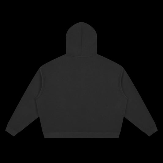 Unisex Waffle Boxy Full Zip Hoodie