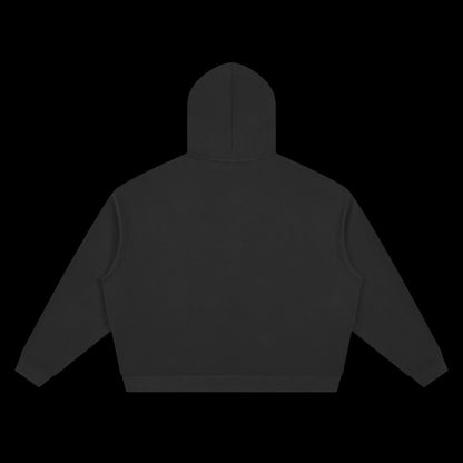 Unisex Waffle Boxy Full Zip Hoodie