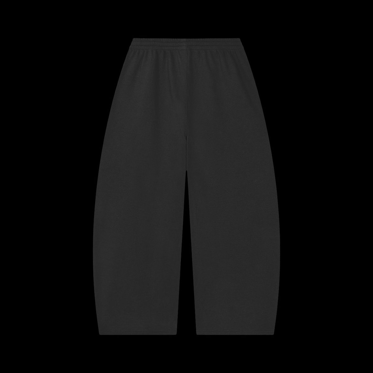 Unisex Waffle Barrel Leg Pants