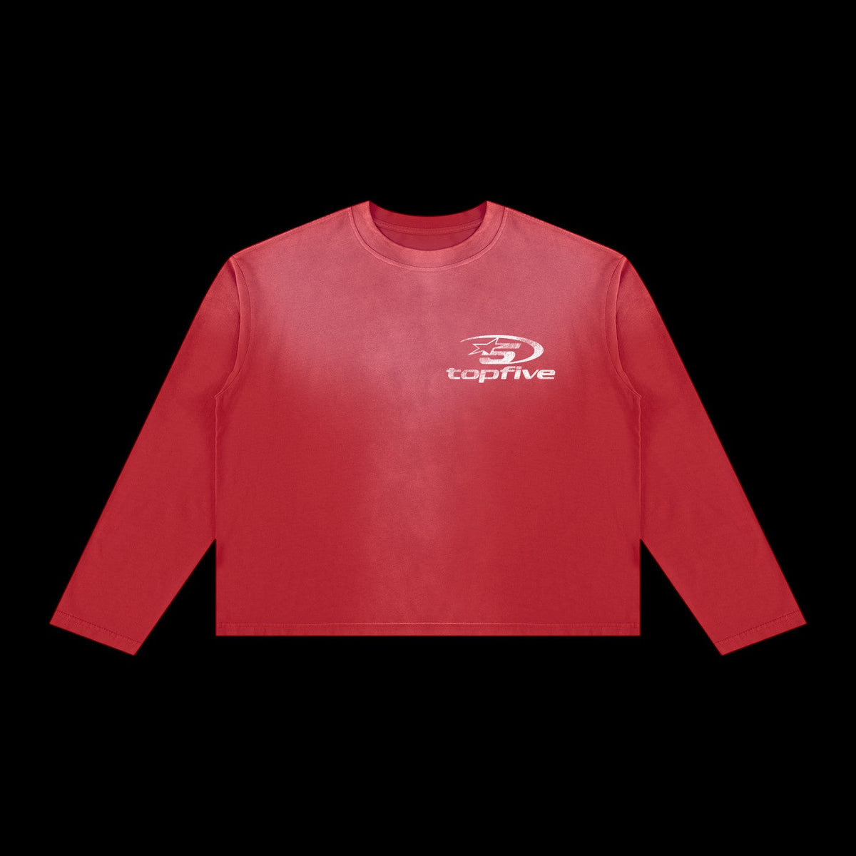 Unisex Sunfade Boxy Long Sleeve T-Shirt